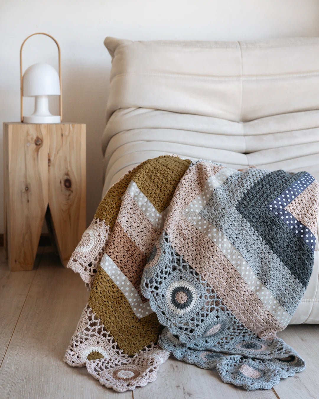 And The Little Dog Laughed - Hand Crochet Blanket - The Flower Crate