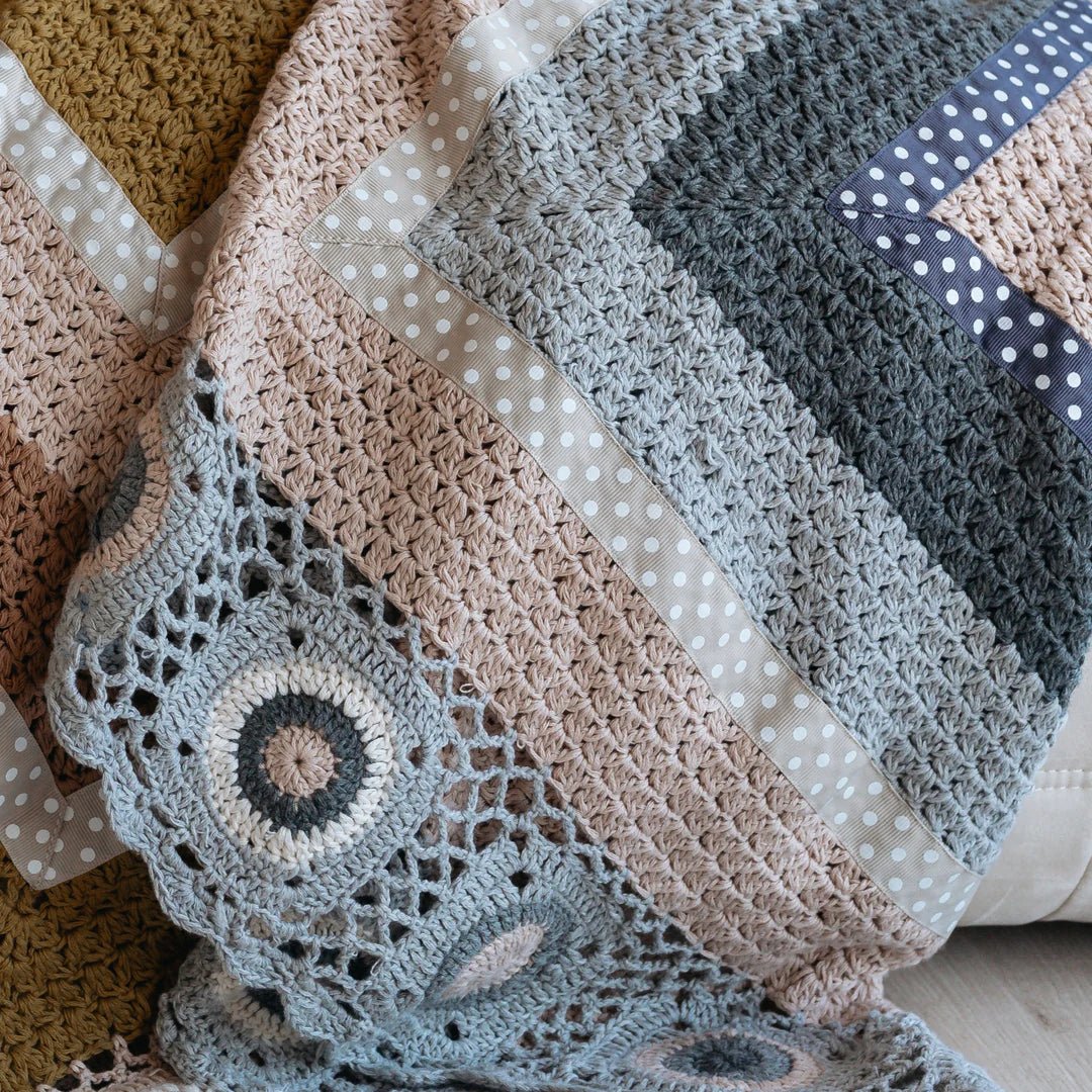 And The Little Dog Laughed - Hand Crochet Blanket - The Flower Crate