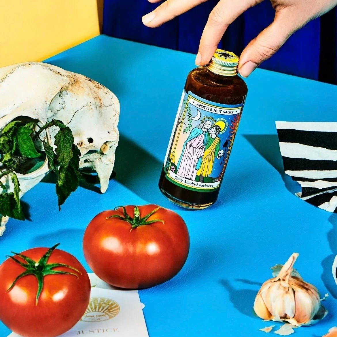 Apostle Hot Sauce - Judas Spicy Smoked Barbecue - The Flower Crate