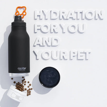 Asobu - Buddy Dog Food &amp; Water Bottle - The Flower Crate
