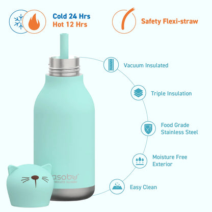 Asobu - Cat Bestie Insulated Bottle - The Flower Crate