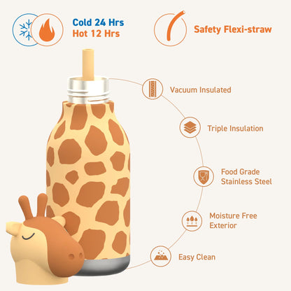 Asobu - Giraffe Bestie Insulated Bottle - The Flower Crate