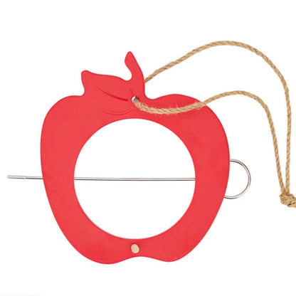 Bamboo Bird Feeder - Red Apple - The Flower Crate