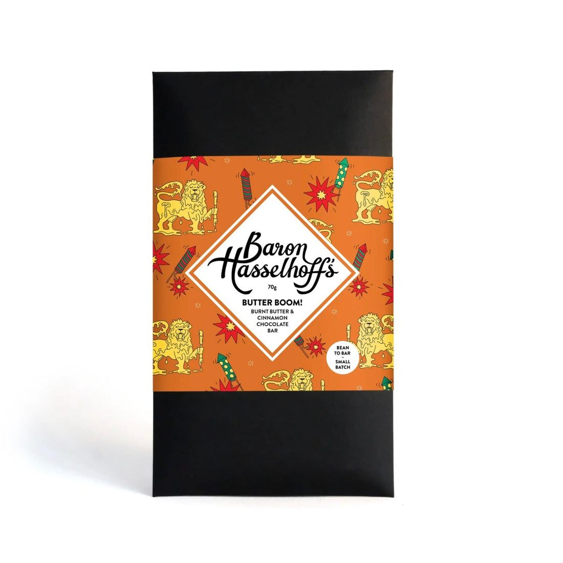 Baron Hasselhoff’s Butter Boom - Burnt Butter & Cinnamon Choc Bar - The Flower Crate