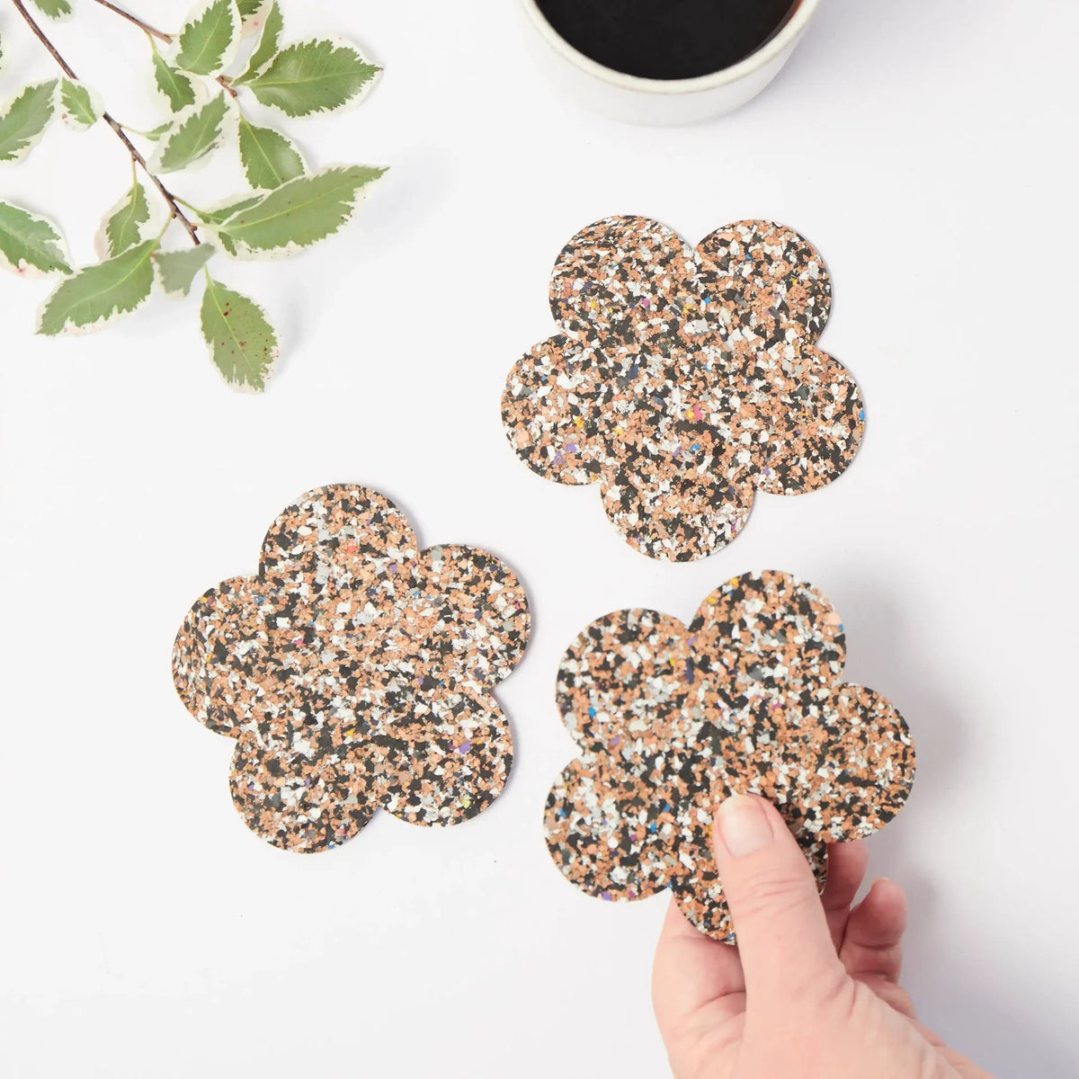 Beach Clean - Flow Cork Coasters - The Flower Crate