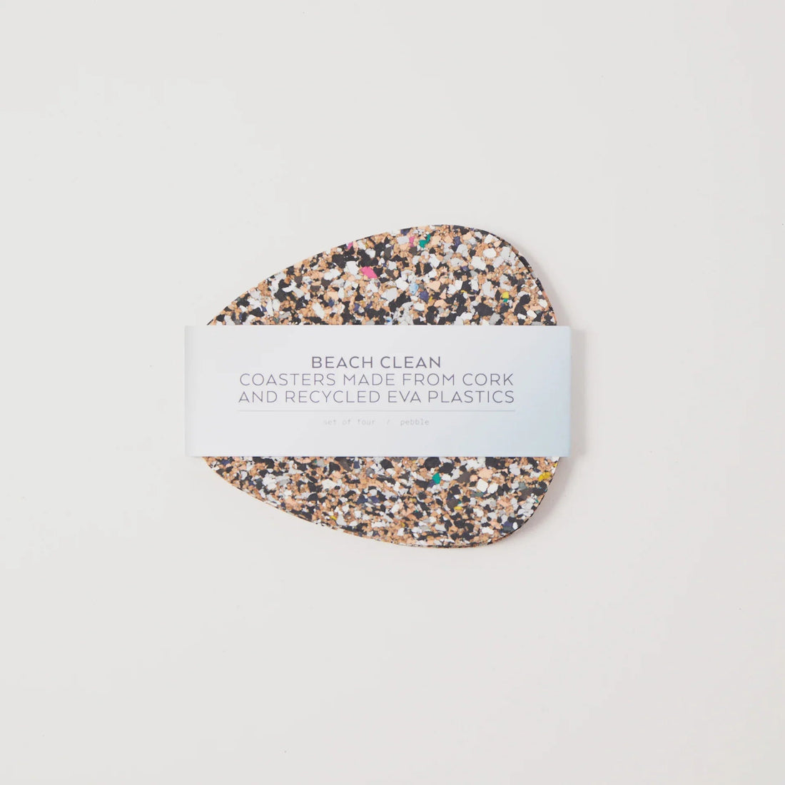 Beach Clean - Pebble Cork Coasters - The Flower Crate