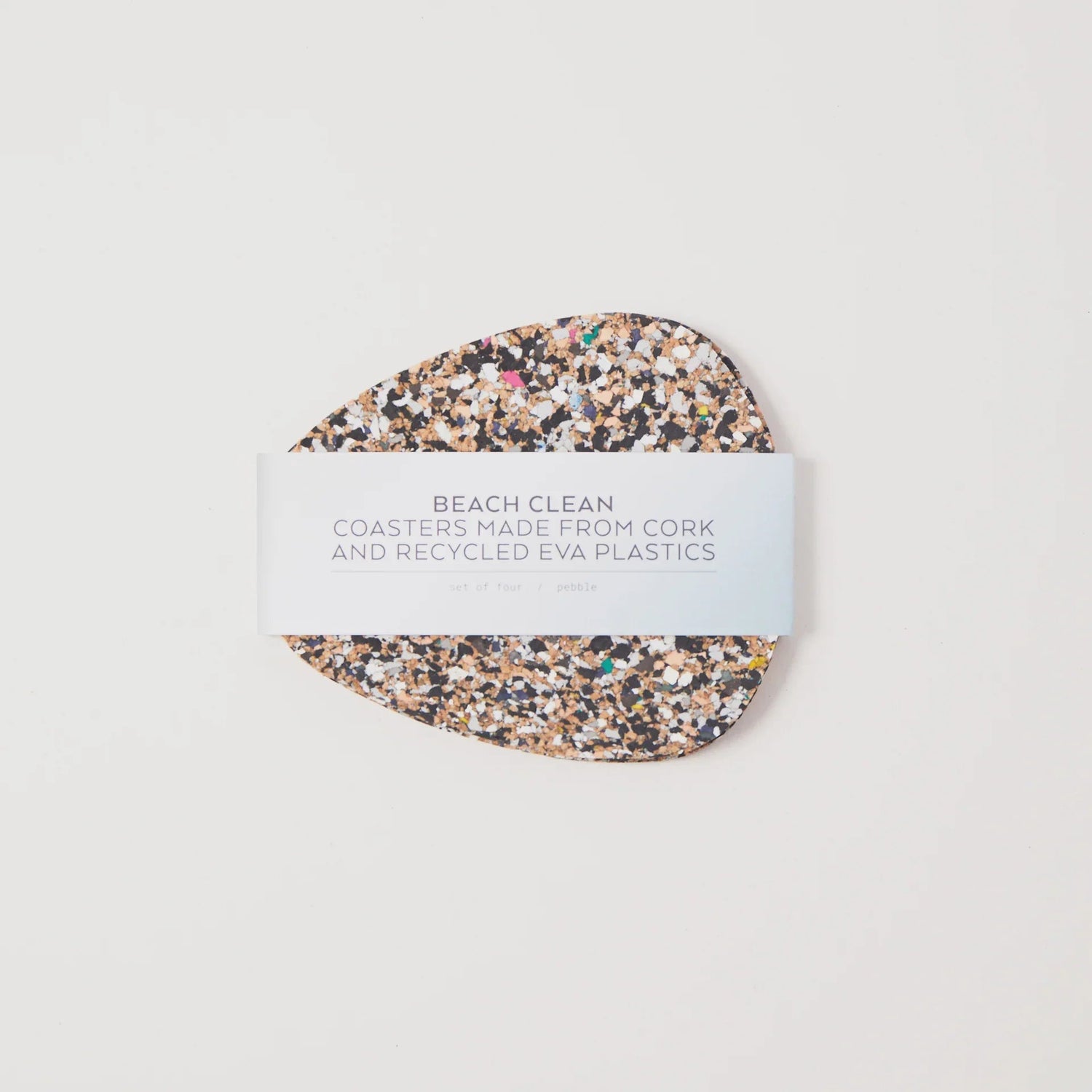 Beach Clean - Pebble Cork Coasters - The Flower Crate