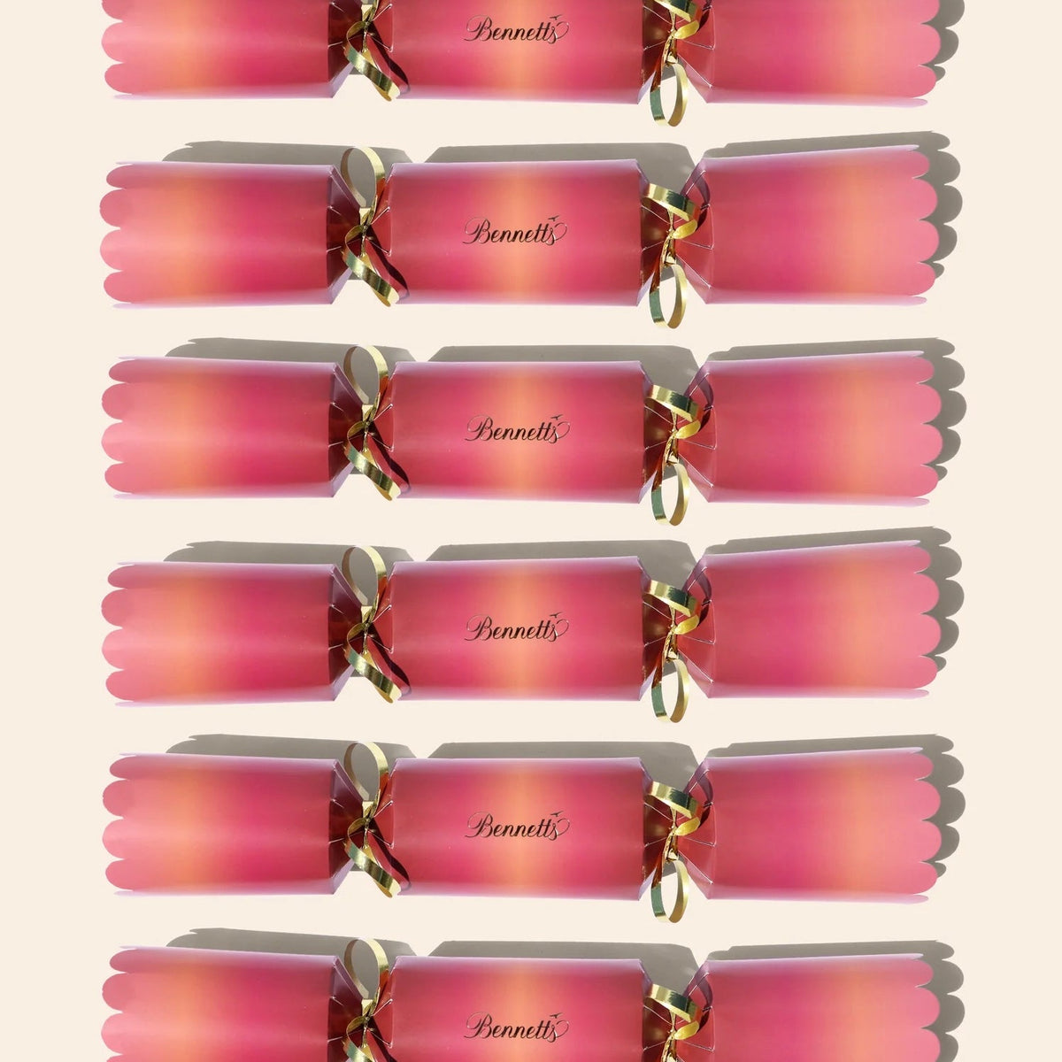 Bennetts - Christmas Crackers, Box of 6 - The Flower Crate