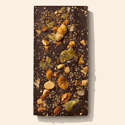 Bennetts - Macadamia &amp; Ginger Chocolate Bar - The Flower Crate