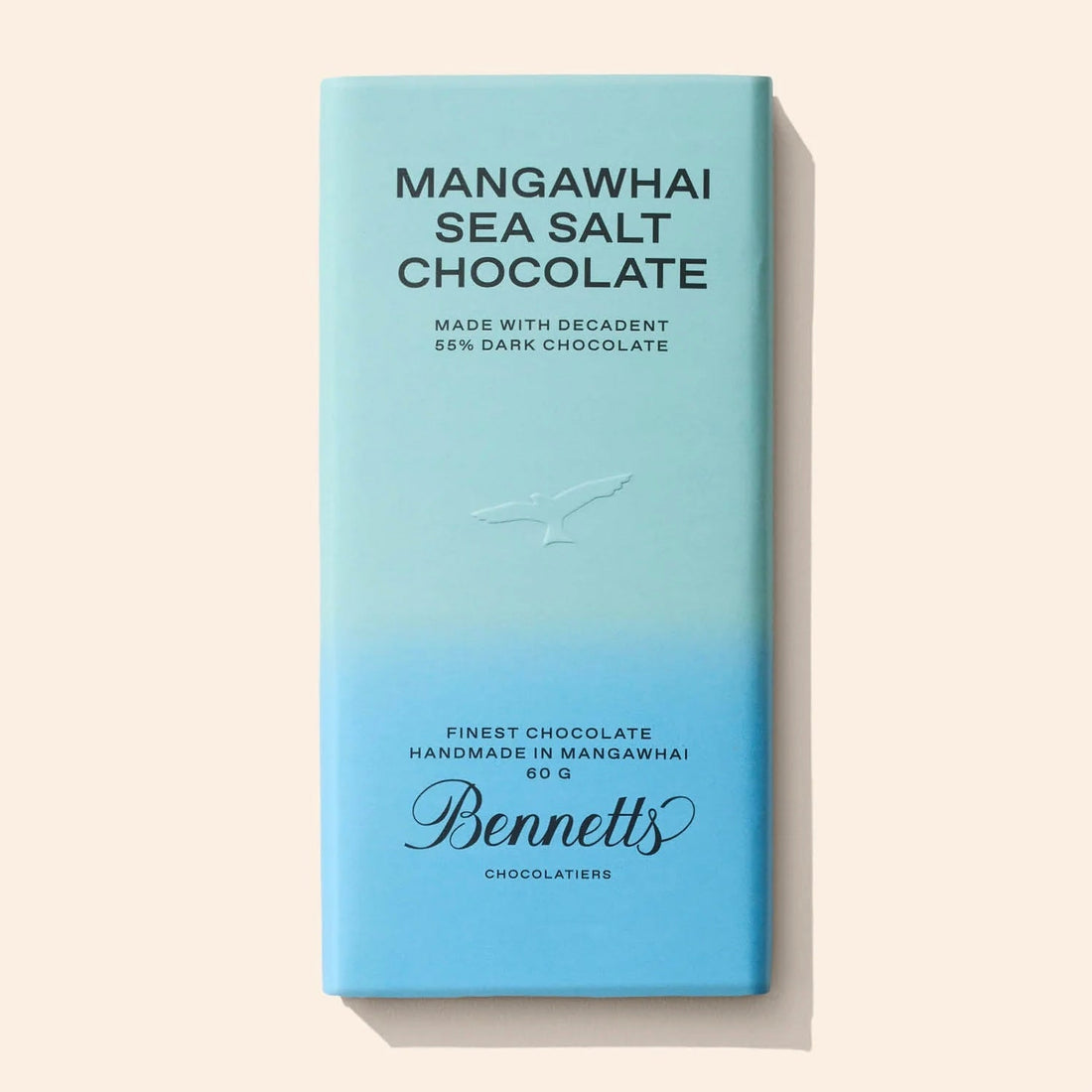 Bennetts - Mangawai Sea Salt &amp; Cark Chocolate Bar - The Flower Crate