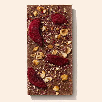 Bennetts - Plum &amp; Hazelnut Chocolate Bar - The Flower Crate
