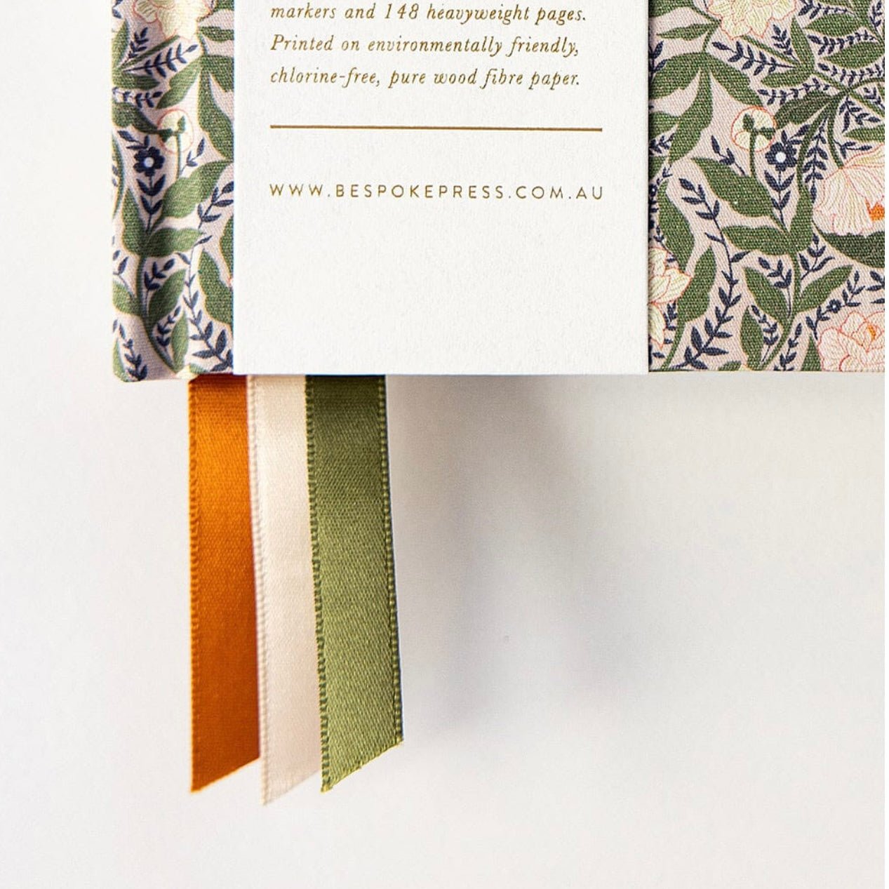 Bespoke Letterpress 2025 Petite Linen Bound Planner, Chrysanthemum