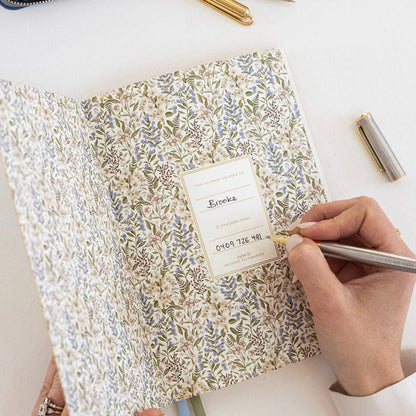 Bespoke Letterpress - 2027 Weekly Productivity Planner, Forget Me Not - The Flower Crate