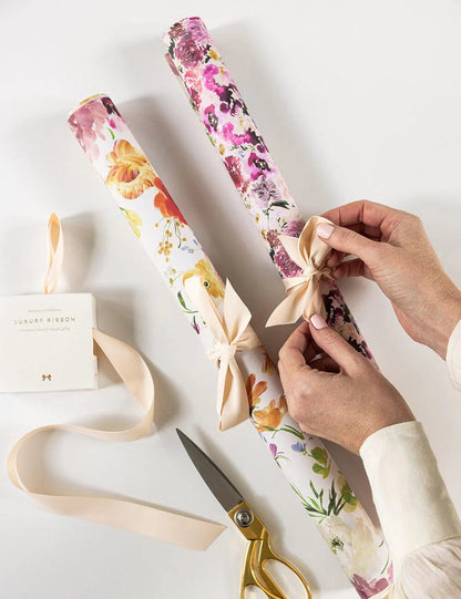 Bespoke Letterpress Gift Wrap - The Flower Crate