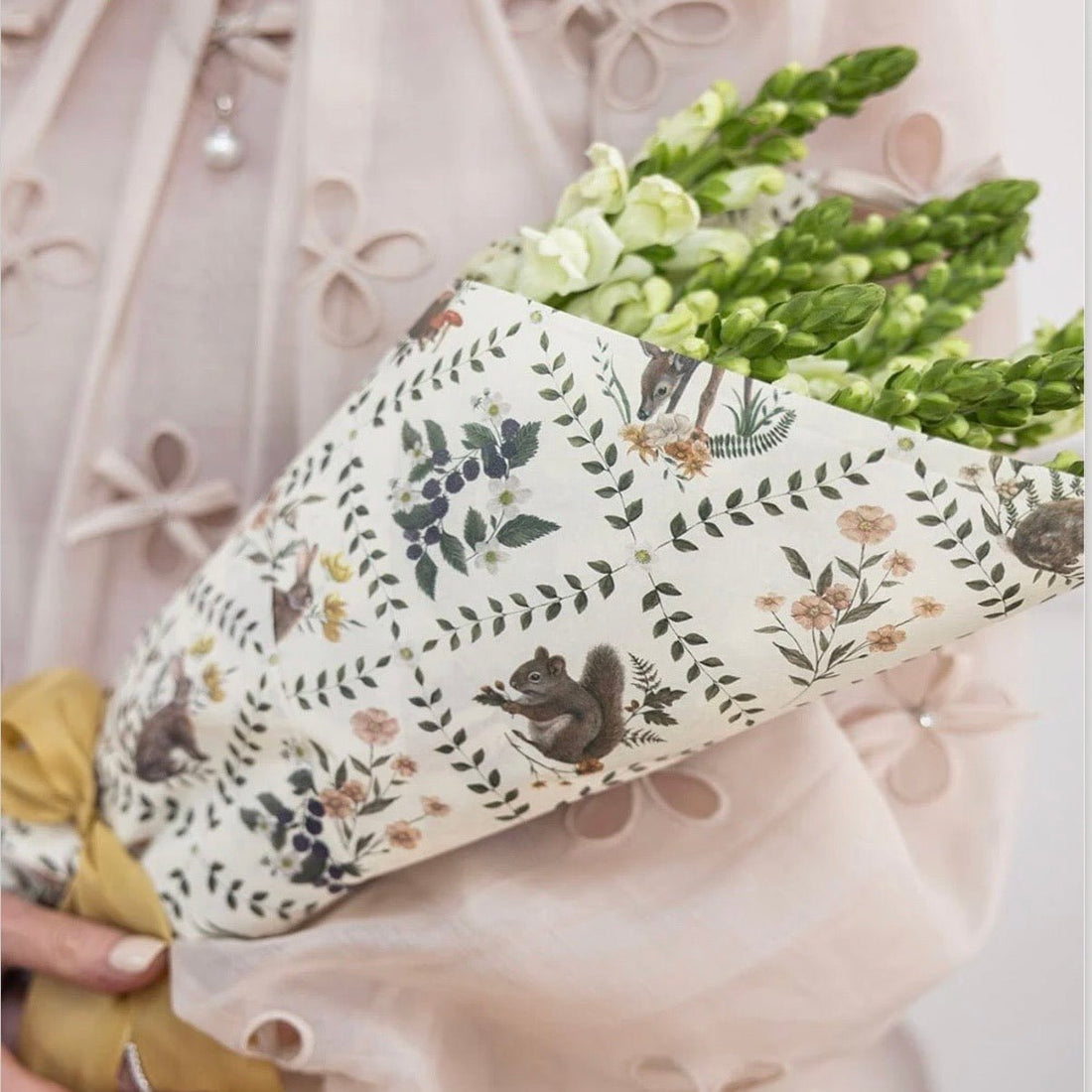 Bespoke Letterpress - Luxury Tissue Paper, Wildflower Trellis - The Flower Crate