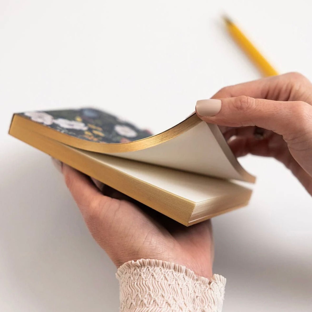 Bespoke Letterpress - Mini Notepad Jotter, Dusk in Bloom - The Flower Crate