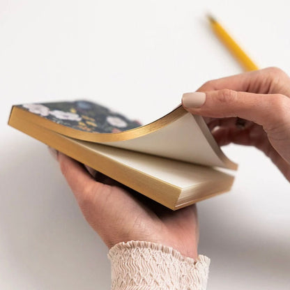 Bespoke Letterpress - Mini Notepad Jotter, Dusk in Bloom - The Flower Crate