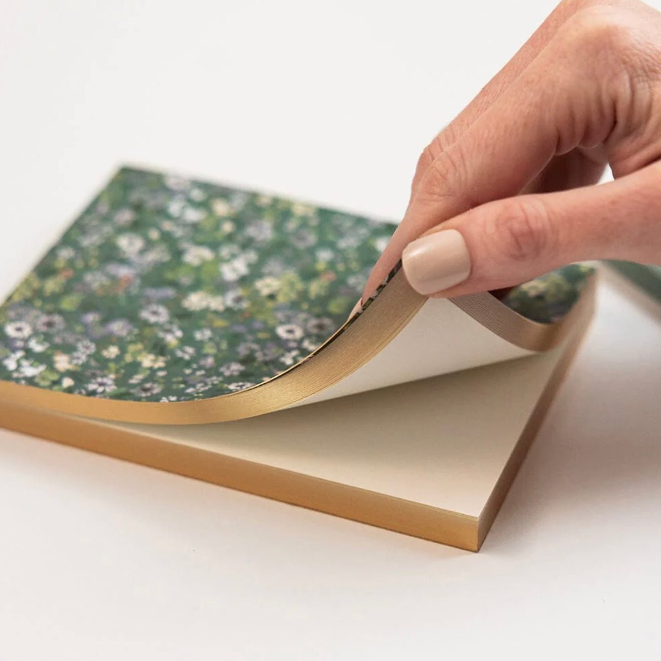 Bespoke Letterpress - Mini Notepad Jotter, Summer Perennials - The Flower Crate