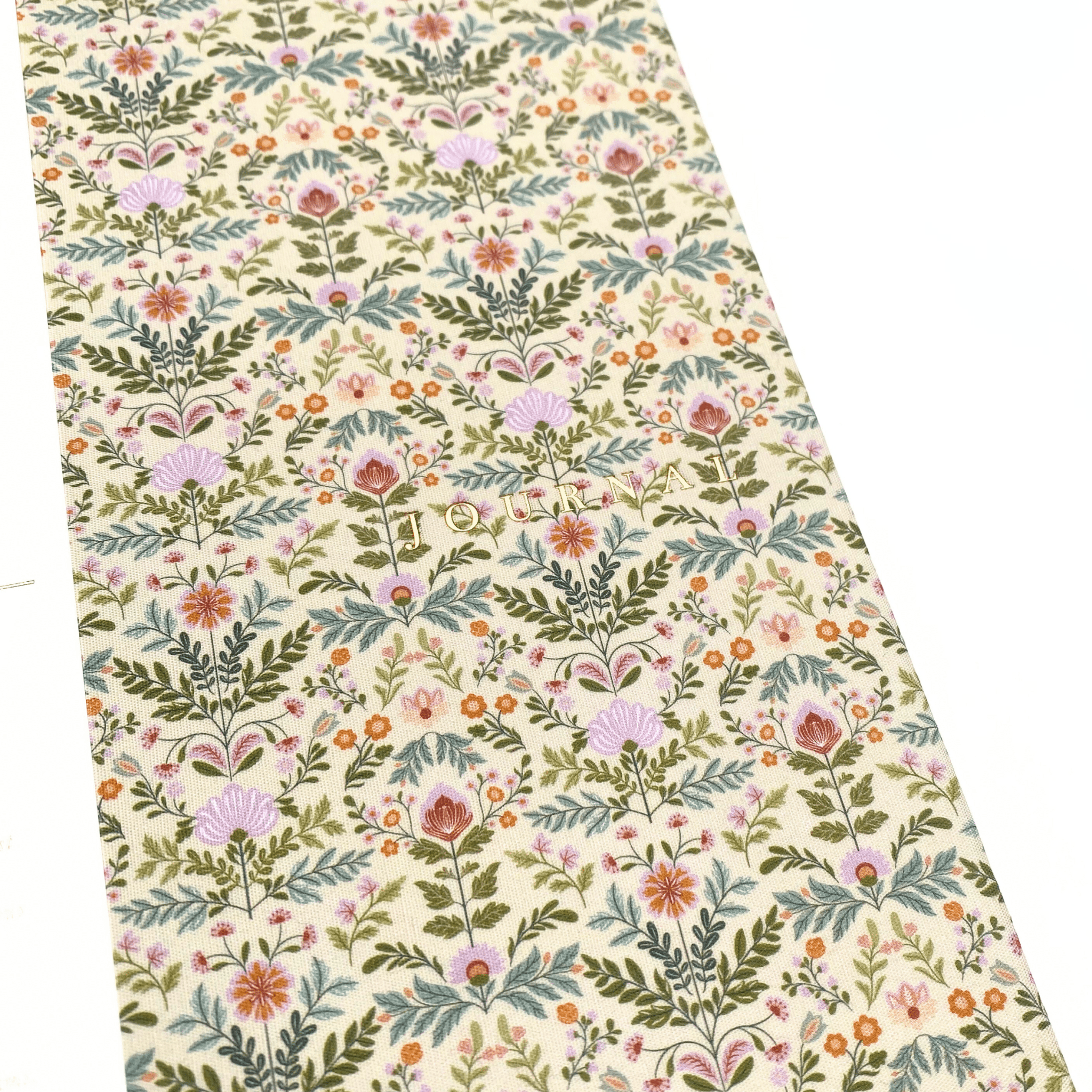 Bespoke Press - Blank Linen Bound Journal, Bramblefloss - The Flower Crate