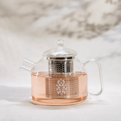Bestow Beauty - Glass Teapot - The Flower Crate