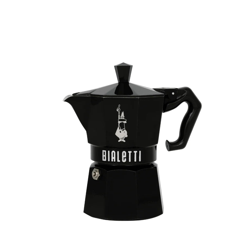 Bialetti - Black Moka Exclusive, 3 Cup - The Flower Crate