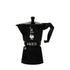 Bialetti - Black Moka Exclusive, 6 Cup - The Flower Crate