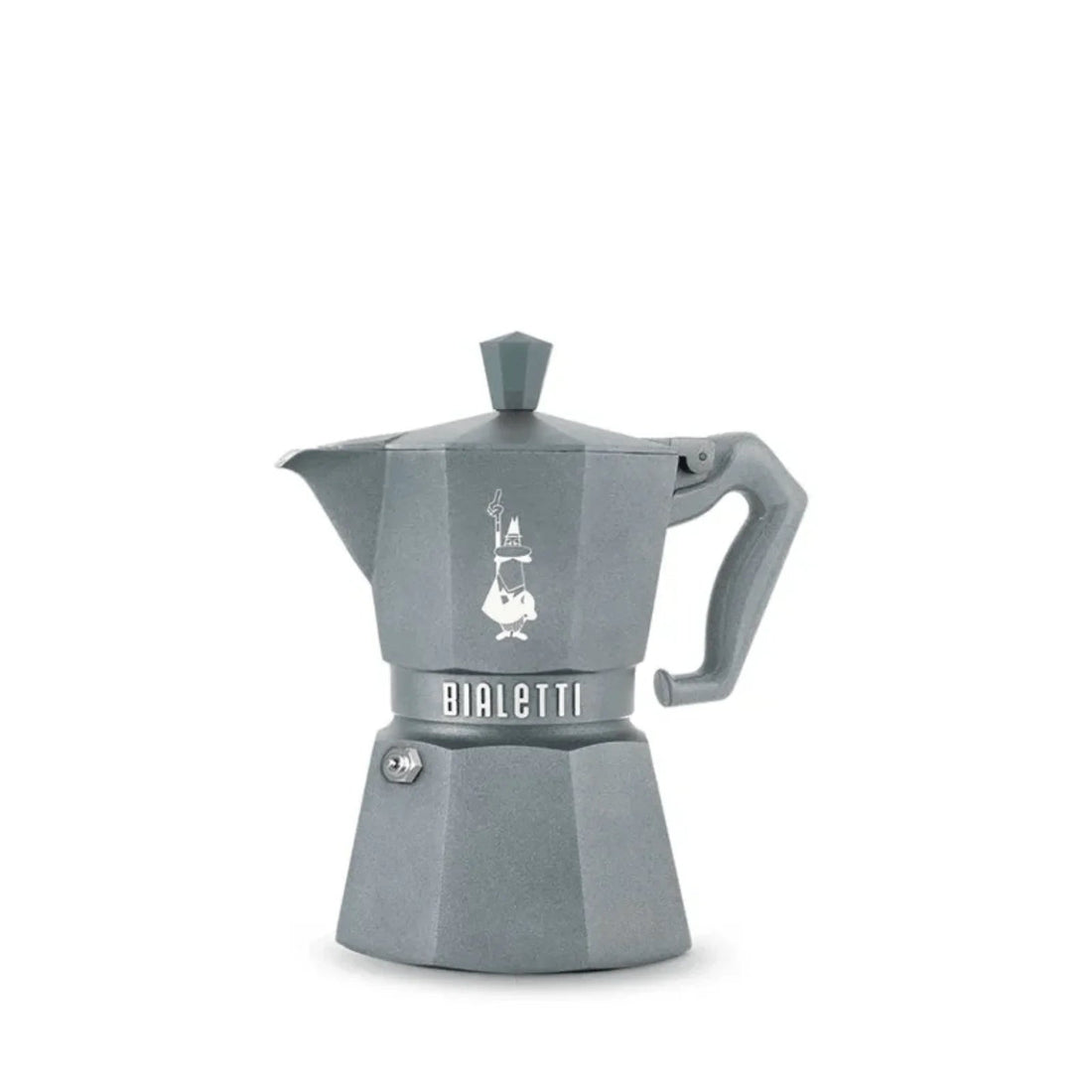 Bialetti - Grey Moka Exclusive Induction, 3 Cup - The Flower Crate