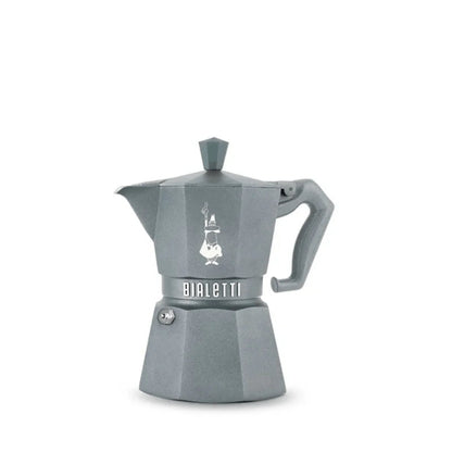 Bialetti - Grey Moka Exclusive Induction, 3 Cup - The Flower Crate