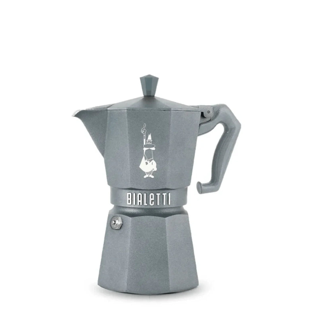 Bialetti - Grey Moka Exclusive Induction, 6 Cup - The Flower Crate