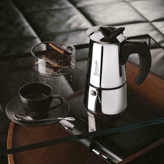 Bialetti - Venus Stainless Steel Musa Induction, 10 cup - The Flower Crate
