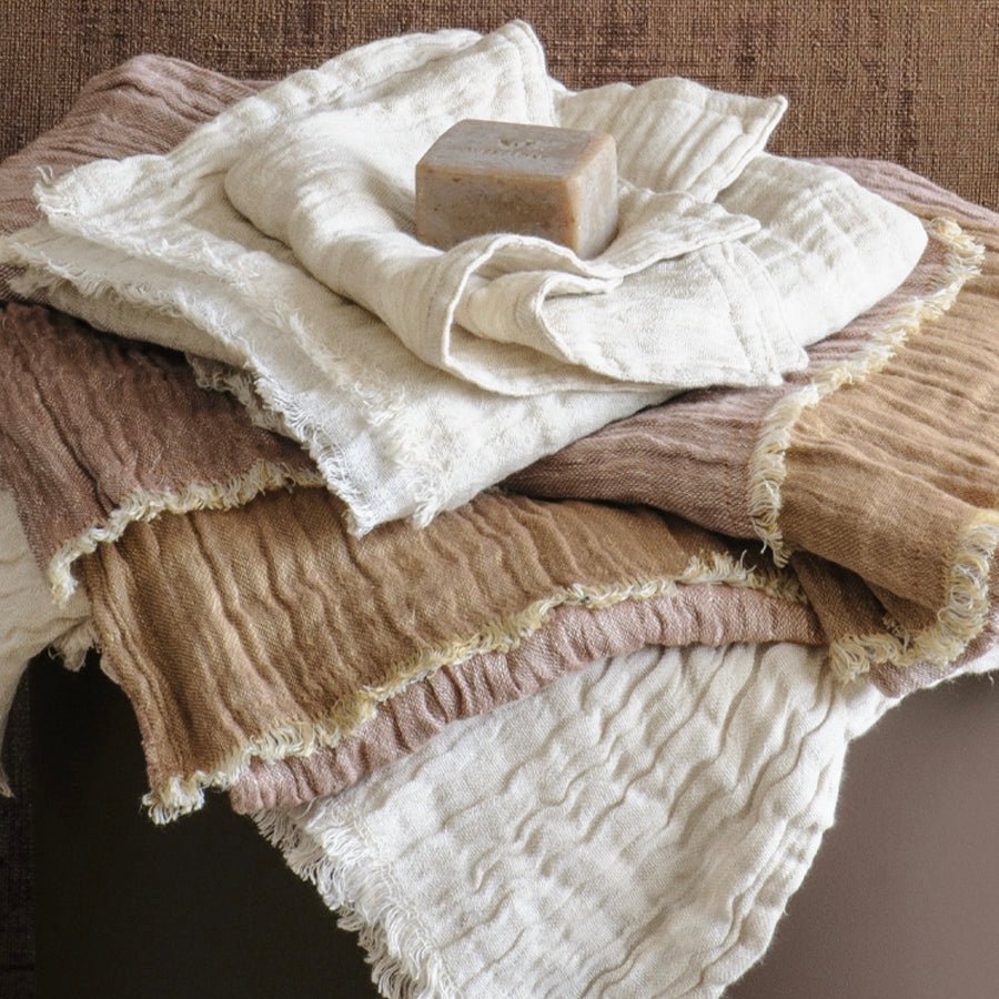 Bianca Lorenne - Leggera Bath/Beach Towel, Pink Clay - The Flower Crate