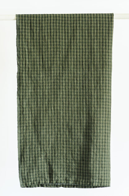 Bianca Lorenne - Sage Check Tea Towel - The Flower Crate
