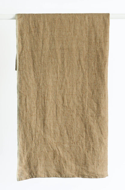 Bianca Lorenne - Sepia Houndstooth Tea Towel - The Flower Crate