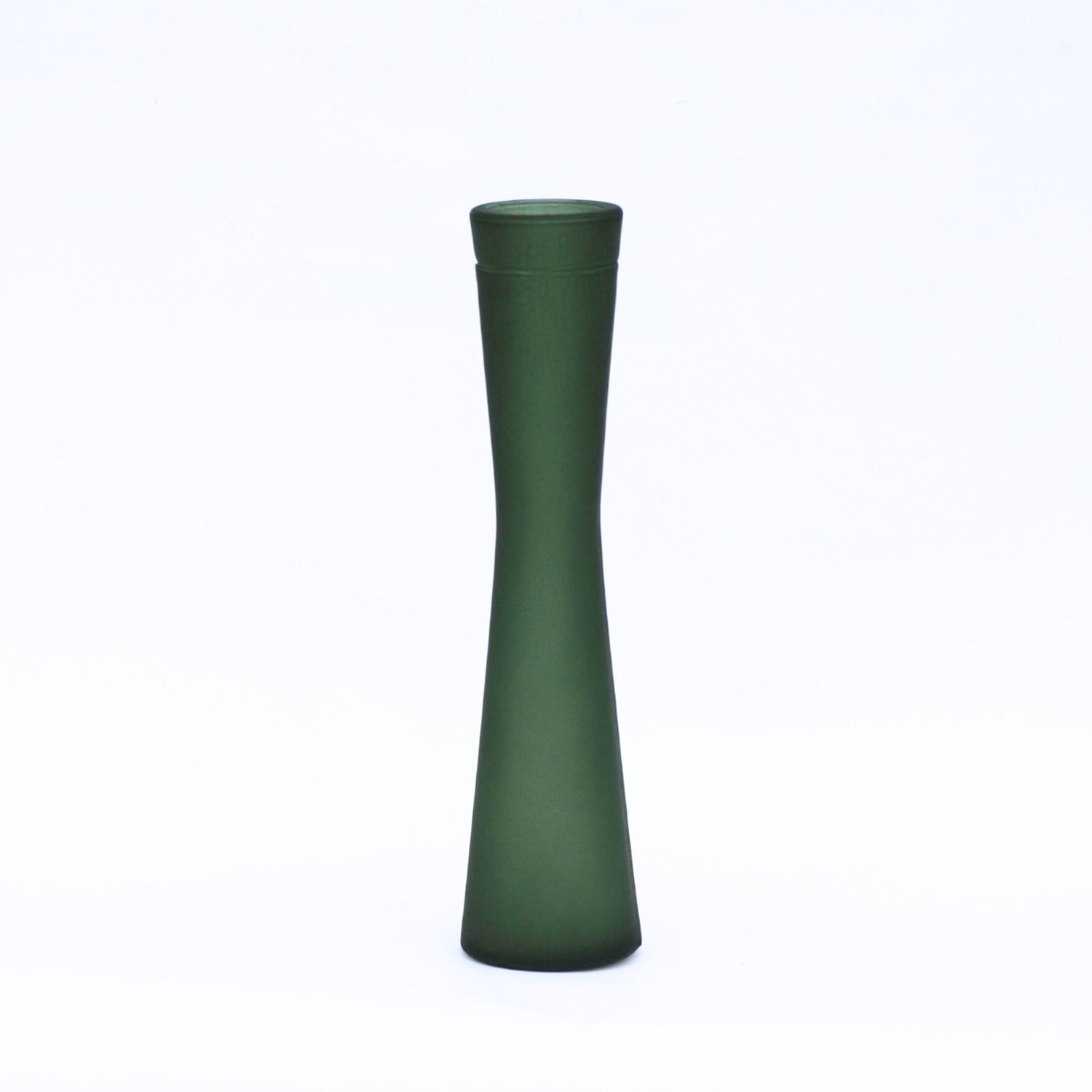 Bilbao Florero Glass Vase, Green - The Flower Crate