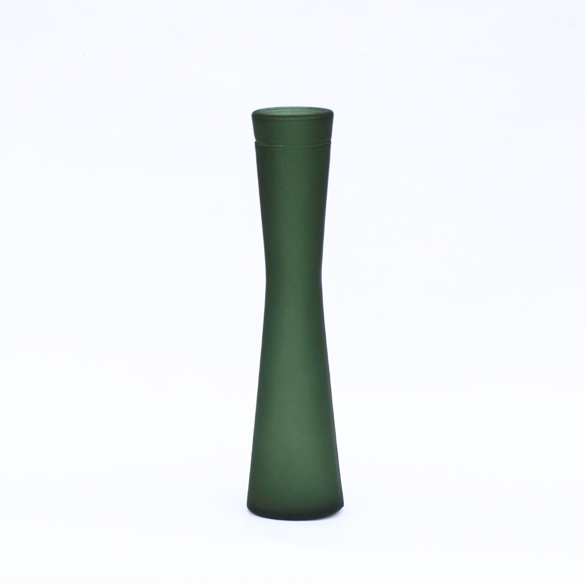 Bilbao Florero Glass Vase, Green - The Flower Crate