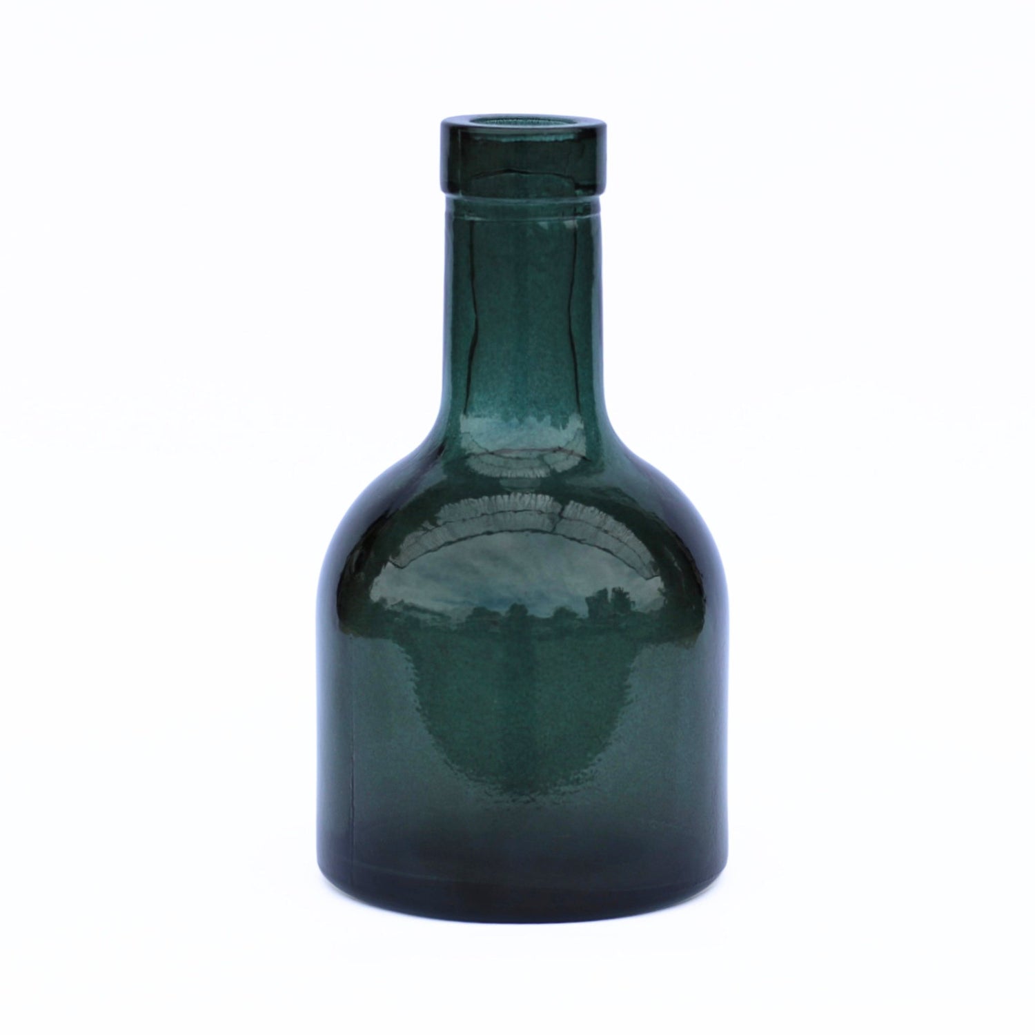 Bilbao Florero Glass Vase, Green - The Flower Crate