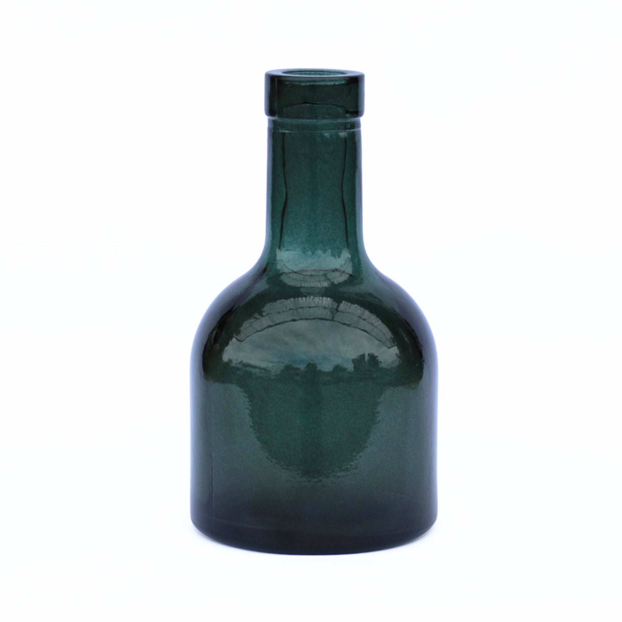 Bilbao Florero Glass Vase, Green - The Flower Crate