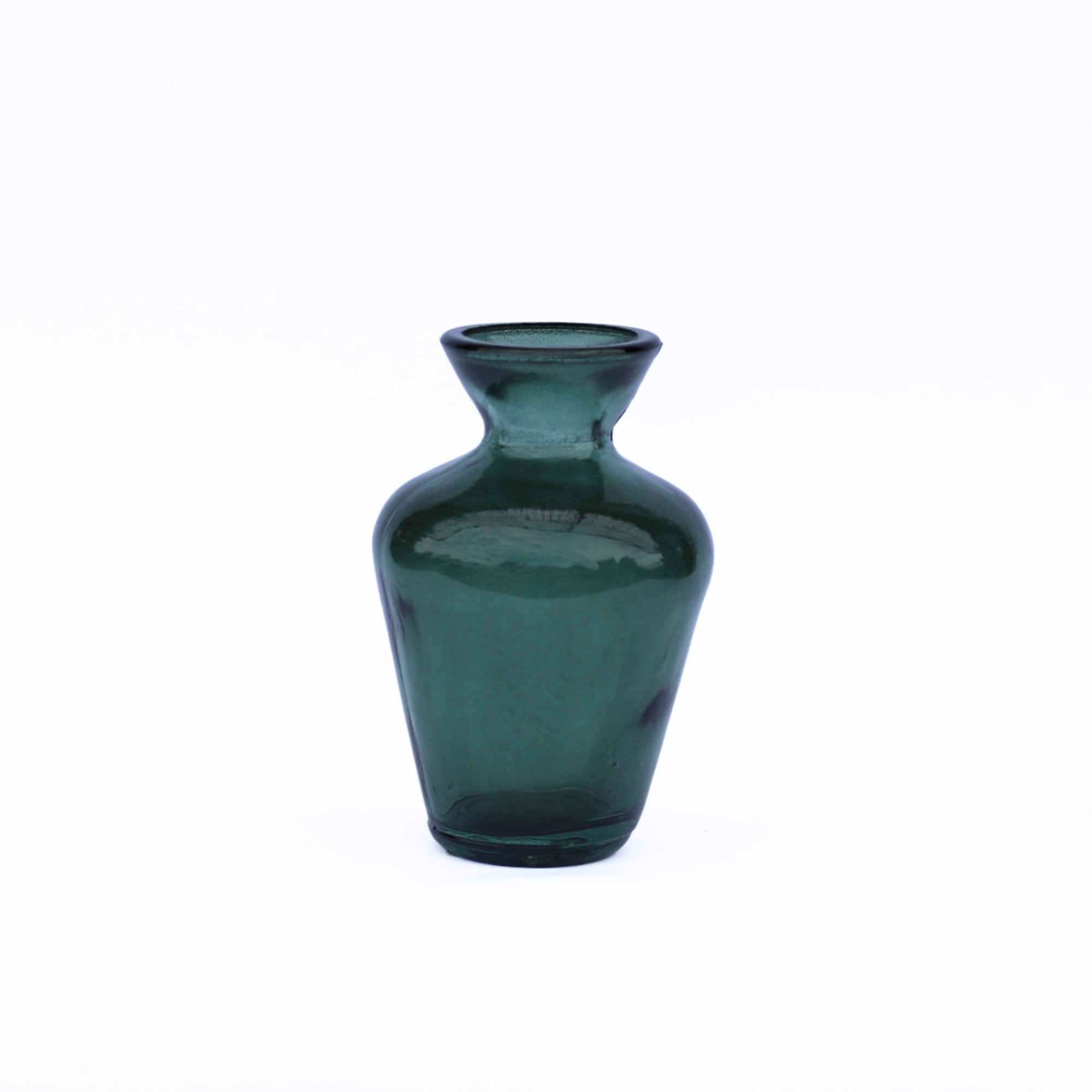 Bilbao Florero Glass Vase, Green - The Flower Crate