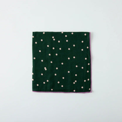 BLT Imabari Towel - Green Dots - The Flower Crate