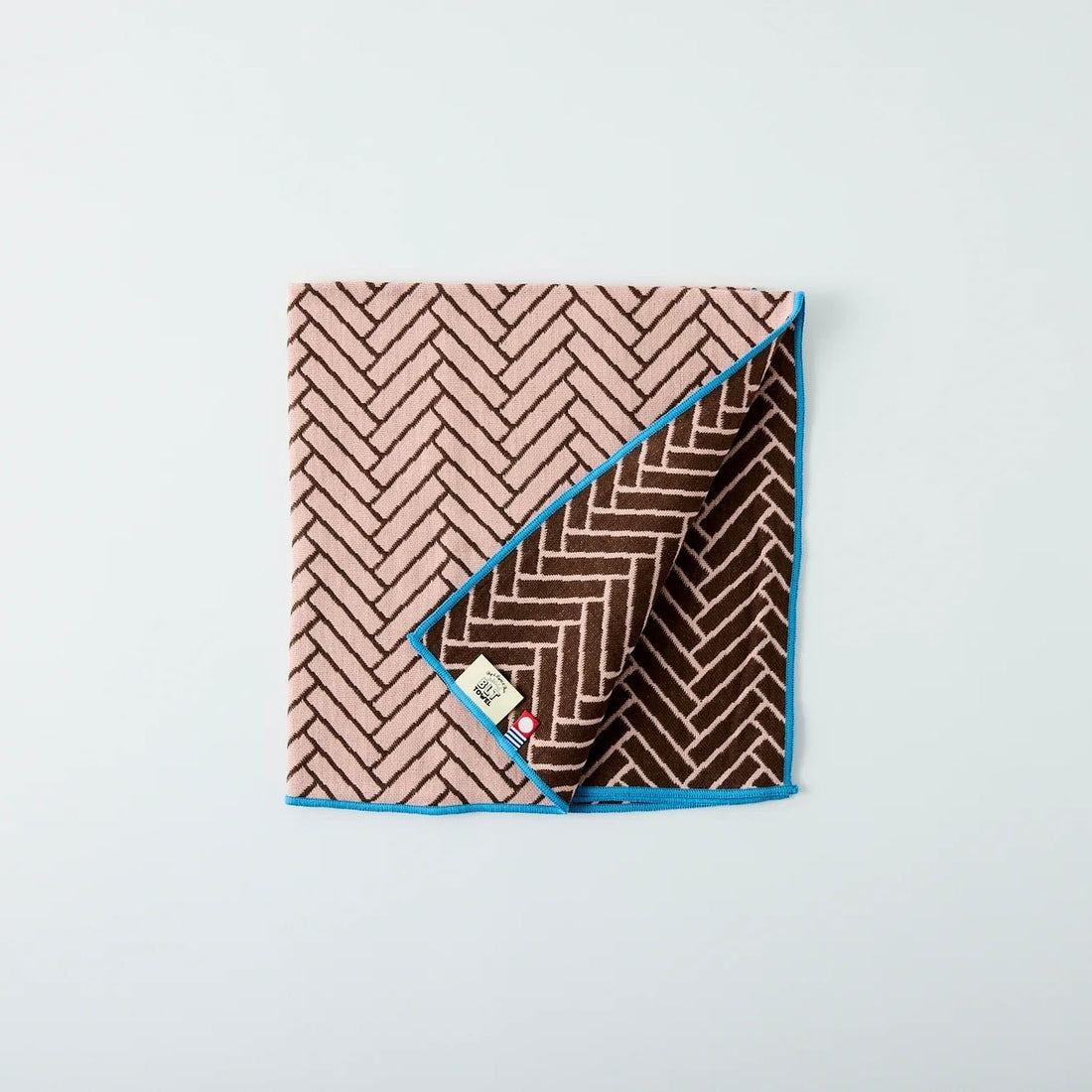 BLT Imabari Towel - Pink Herringbone - The Flower Crate