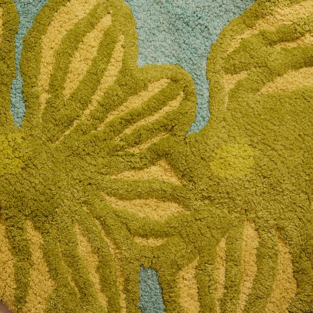 Bonnie &amp; Neil Bath Mat - Azalea Light Green - The Flower Crate