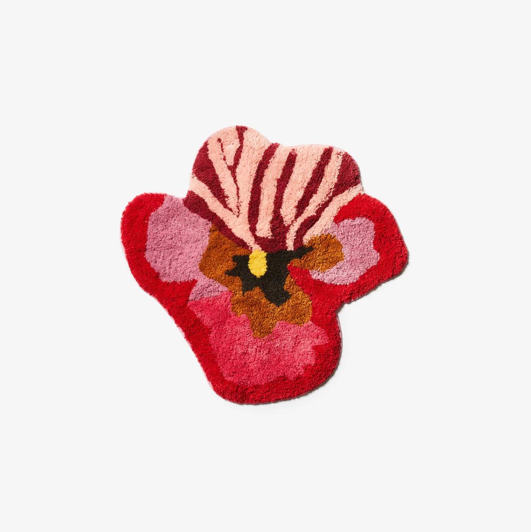 Bonnie &amp; Neil Bath Mat - Pink Viola - The Flower Crate