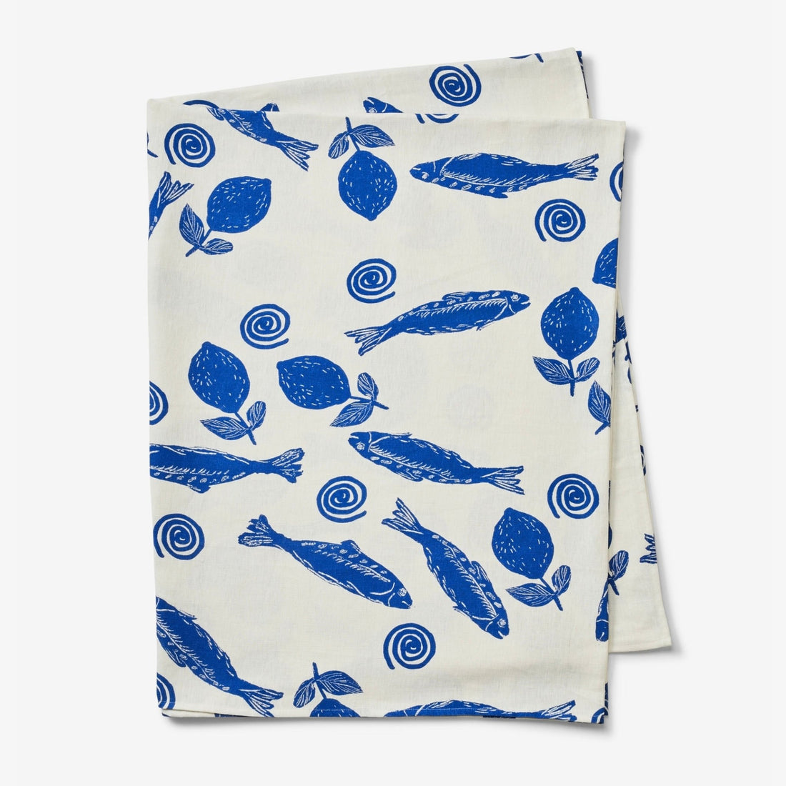 Bonnie & Neil - Blue Sardines Tablecloth - The Flower Crate