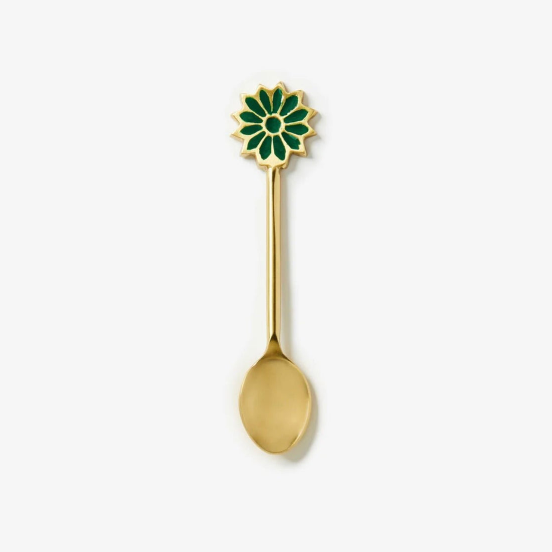 Bonnie & Neil - Enamel Petal Teaspoon - The Flower Crate