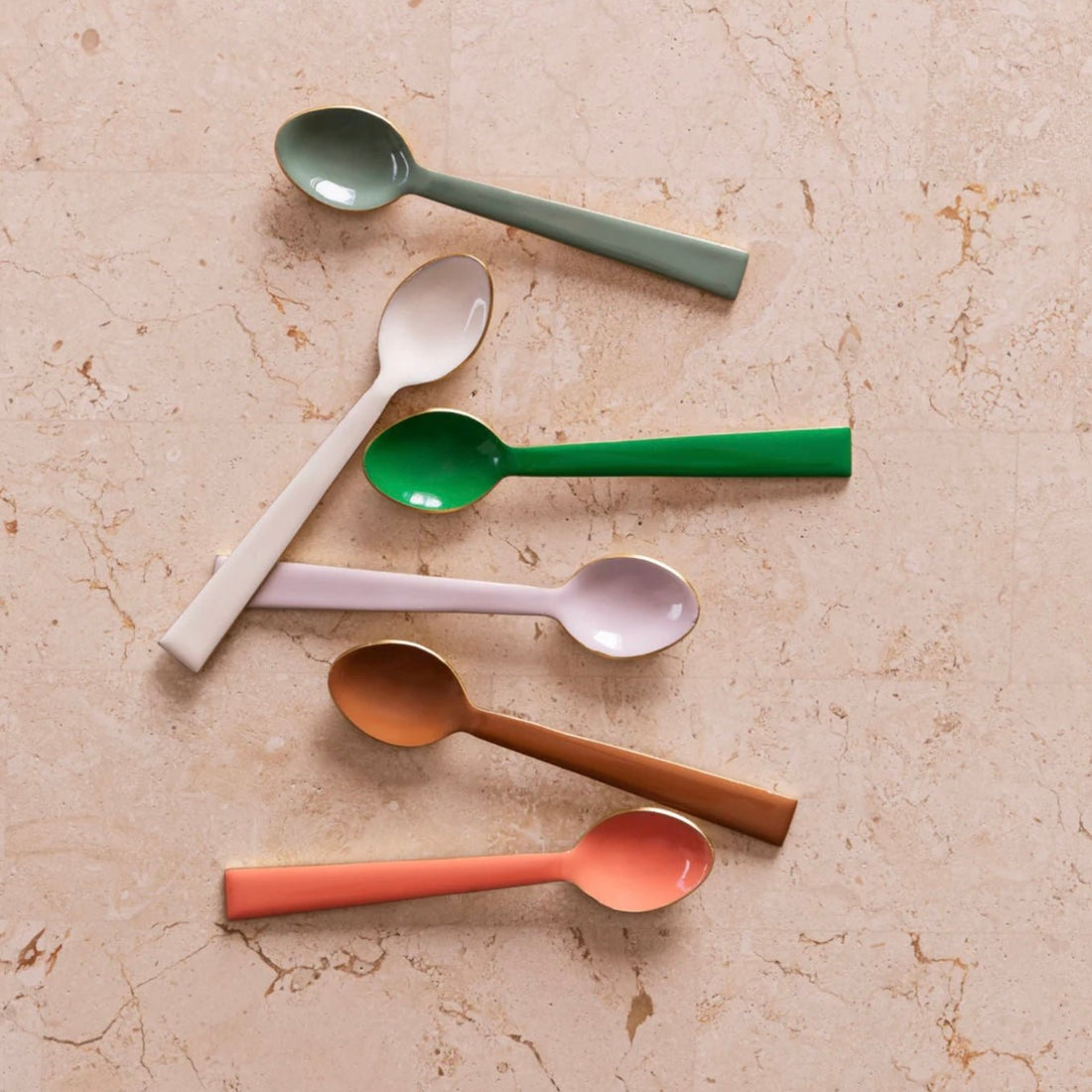 Bonnie & Neil - Enamel Teaspoon - The Flower Crate