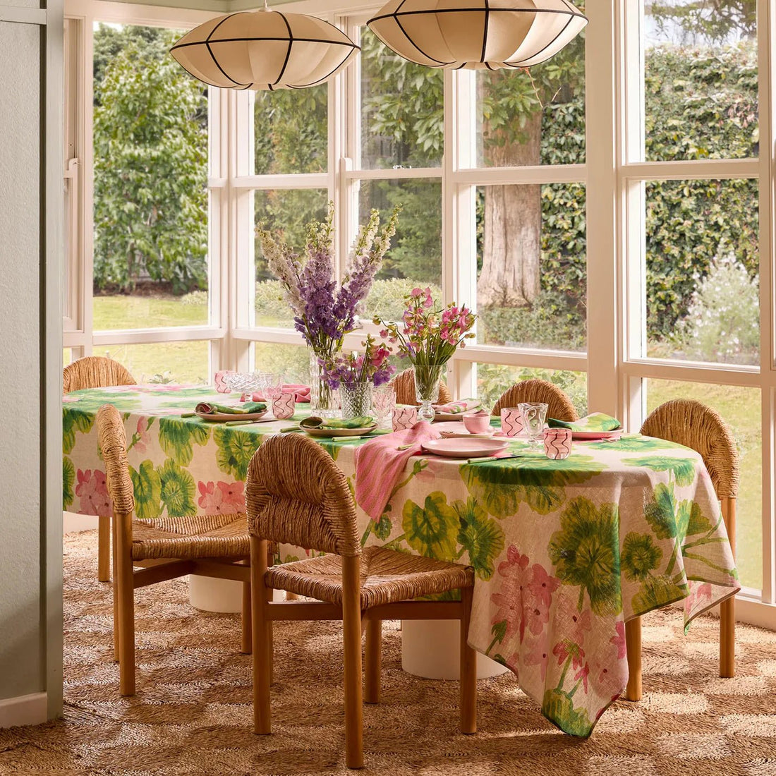Bonnie &amp; Neil - Geranium Multi Table Cloth - The Flower Crate