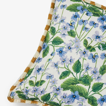 Bonnie &amp; Neil - Lilas Blue Linen Cushion - The Flower Crate
