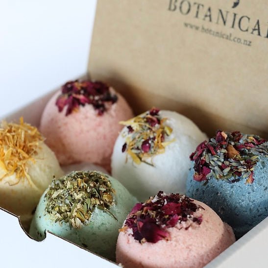 Botanical Skincare - Bath Bomb Gift Box - The Flower Crate
