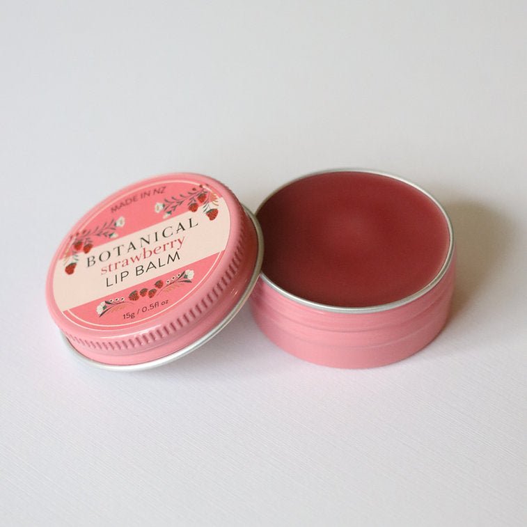 Botanical - Strawberry Lip Balm - The Flower Crate