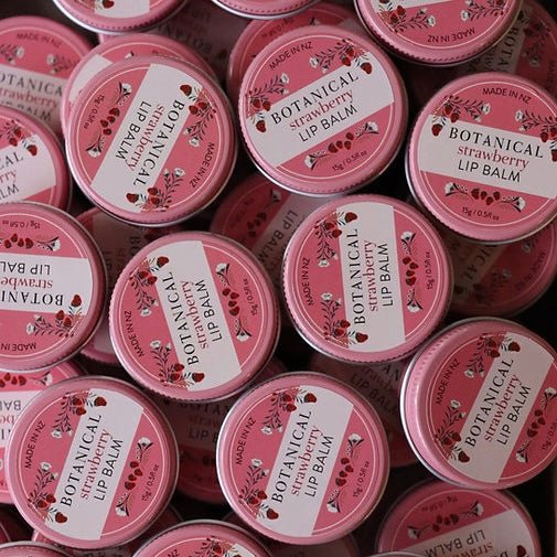 Botanical - Strawberry Lip Balm - The Flower Crate